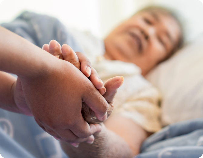 caregiver providing home care in Calgary